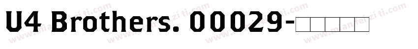 U4 Brothers. 00029字体转换